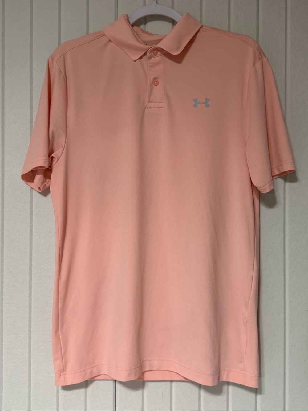 Under Armour Men’s Polo in Pale Coral